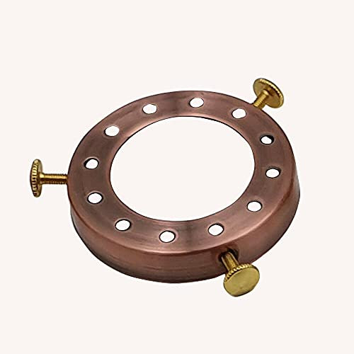 Lampshade Cover Ring Light Shade Top Hole Ring Fitting Accessory E26/E27 Socket Fitter Threaded Ring with Screws