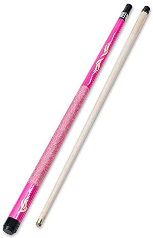 Billard Queue Pool-Stick für Damen Rosa, 10,5 mm Queue-Spitzen, 57'' Pool-Queues mit Leinenwickel Komfortabler Griff, Frauen llxyzrzbhd 230109(Color:Pink,Size:)