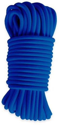 Cuerda elástica Azul 40 Metros - Calidad Profesional TECPLAST 9SW - Cable elástico - Diámetro 9 mm