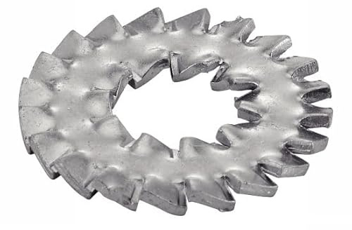 ACTON Rondelle -Eventail- à double dentures - Type large DD - Acier Zn Ø10 mm - Boîte de 200 - Vis, pointes, boulons