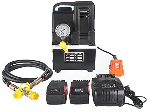 Generic 1 8V GYB-63D Batteria al litio portatile ricaricabile pompa elettrica idraulica piccola pompa idraulica ad alta pressione SUNBING