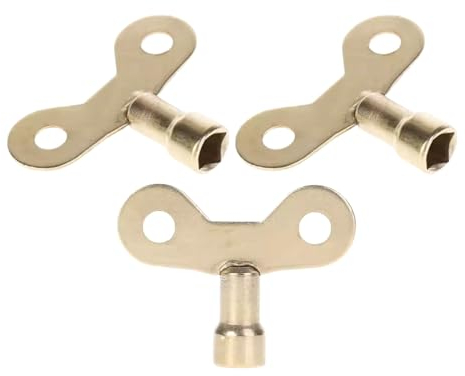 Aurum And Adorn Radiator Key for Bleeding UK Radiators,Valve Heater Bleed Keys Plumbing Tool - Pack of 3