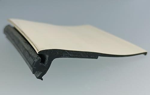 Lippendichtung 30 mm und 60 mm für Wandanschlussprofile Stegplatten Hohlkammerplatten Terrassenüberdachung (B-60/8 m Rolle)