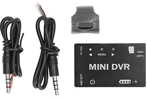 NOENNULL RC Video Recorder Module, Mini FPV DVR Module NTSC PAL Switchable Built in Battery Video Audio FPV Recorder for RC Models