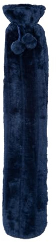 A2Z Plain Soft Plush Fleece Bottles - Hot Bottle HB1156 Navy