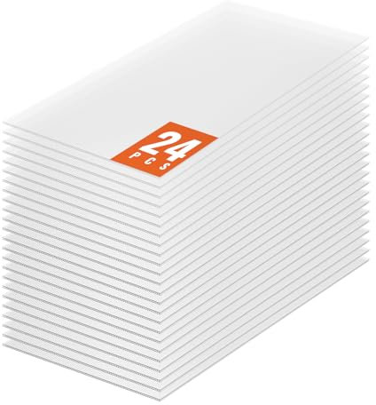 VEVOR 24er-Set Gewächshausplatten aus Polycarbonat, 1210 x 605 x 4 mm Stegplatten, wasserdichte UV-geschützte gewellte Hohlkammerplatten, schlagfeste, transparente Dachplatten für Gewächshaus/Garten