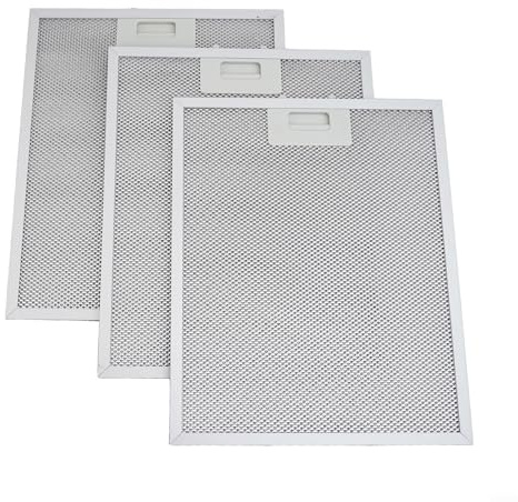 Filtre à graisse en aluminium pour hotte aspirante, filtre à grille d'aération pour hotte aspirante, filtre en aluminium 340 x 280 mm 5 couches pour CFHEE229SC9S FHEE26A9S OR908CXA
