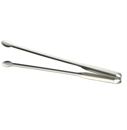 GTOULHH Cooking Tongs Salad Japanese Style Long Handle Stainless Steel Grill Tongs For Cooking Baking Buffet Frying Tongs Utensils(18cm)