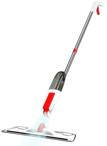 Fregona con Spray, Limpiador De Suelos A Vapor para Hogar, Diseño De Precisión Sin Contacto para Garaje, Apartamento, Salón Y Hogar