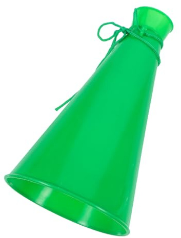 TOPBATHY Plastik Megafon Megaphone Krachmacher Anfeuerungs tröte für Fußballspiele Party Sportveranstaltungen in Grün