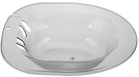 GOOHOCHY Sitzbad Wc Sitzbadewanne Ergonomisch Hellgrau für Postnatale Wochenbettpflege Schwangere und Hämorrhoidenbehandlung Vielseitiges Intimbad für Zuhause und Klinik