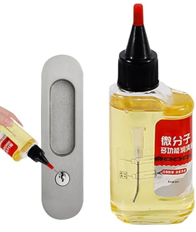 Huile Lubrifiante - 60 ml Lubrifiant À Usages Multiples,Huile Lubrifiante Vélos,Pour Serrures Porte Chaînes Vélo Motos Ventilateurs Électriques Pièces Mécaniques