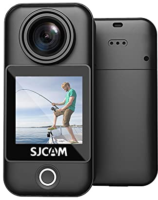 VELATEMOR Action Camera 4K, Anti-vibrazioni a 6 Assi, Impermeabile Fino a 30 M, con Batteria Rimovibile, Obiettivo Grandangolare da 154°, Mini Action Camera con Stabilizzazione, (BLACK)