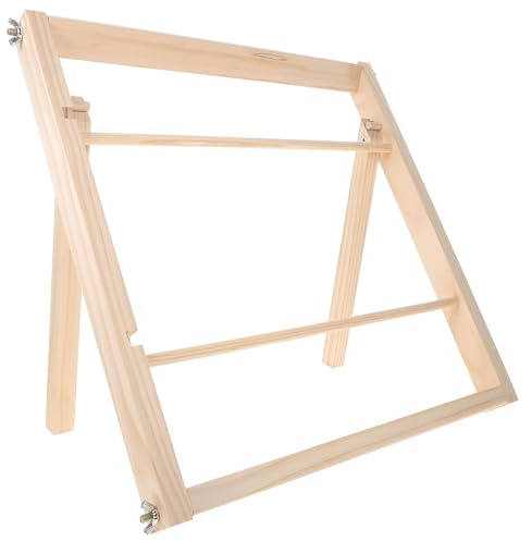 Healeved Bandhalter Organizer Rack 40X40cm Bastel und Geschenkband Aufbewahrung Platzsparendes Spulenregal für Näh und Bastelbedarf