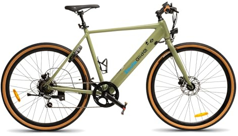 ZoulaGlide 28 Vélo Électrique, Vélo de Ville Électrique, Autonomie 128 km, Cadre en Aluminium de 19 kg, Batterie Amovible, Freins à Disque Hydrauliques, Affichage TFT, 7 Vitesses