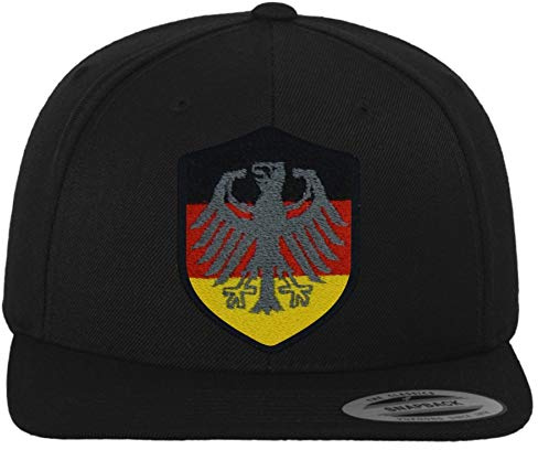 FanShirts4u Classic Snapback DEUTSCHLAND/ADLER mit Wappen Baseball Cap GERMANY