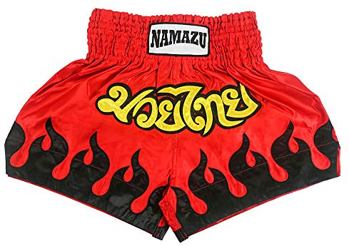 NAMAZU Muay Thai Shorts for Men and Women, High Grade MMA Gym Boxing Kickboxing Shorts Workout Training Grappling Martial Arts Fight Shorts Clothing.