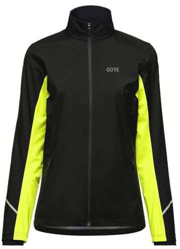 GORE WEAR R3 Partial Gore-Tex Infinium Jacket, Jacka dam, Black/Neon Yellow, 40