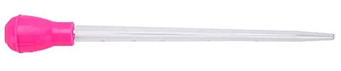 NA Aquarium Cleaner Pump 30/50ml 28/43CM Supply tube clean tool pipette fish tank siphon pump water changer aquarium pipette,Pink43CM Length 50ml