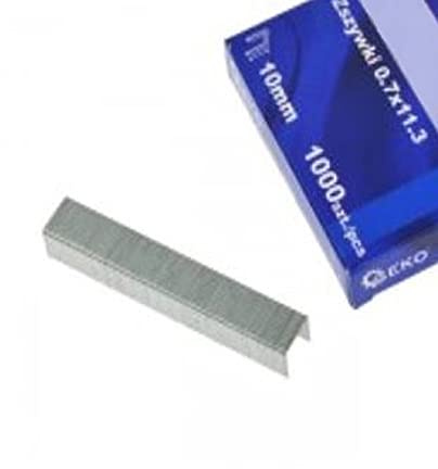 1000x Heftklammern 10mm Tackerklammern, 0.7x11.3mm für Handtacker Profitacker Holztacker