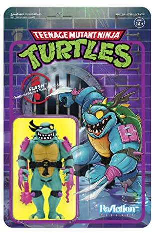 SUPER7 – Teenage Mutant Ninja Turtles Slash 9,5 cm reaktionsfigur