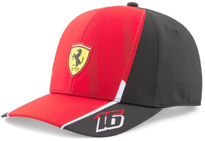 PUMA Scuderia Ferrari - 2023 Charles Leclerc Cap - Rouge - Unisex - Taille Unique 024703