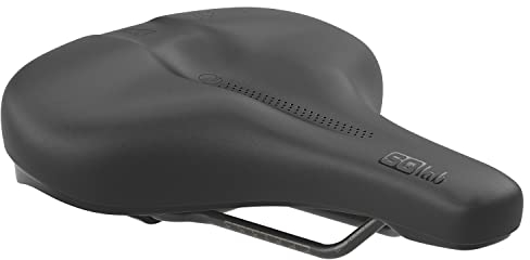 621 Ergolux Active 2.1, City & Comfort Fahrradsattel SQlab, Schwarz