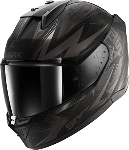 SHARK, Integralhelme motorrad D-SKWAL 3 BLAST-R mat black anthracite KAA, M