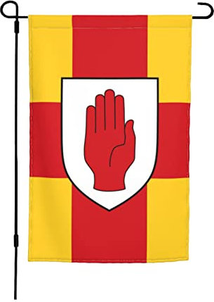 Bandiera Da Cortile Stendardo Dell'Ulster (Bandiera Dell'Irlanda Del Nord) 30X45cm Bandiera All'Aperto Durevole Bandiera Da Giardino Personalizzata Bandiera Pirati Decorazione Per Giardino Patio