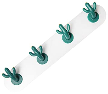 Homoyoyo Hooks Cactus Shape Wall Hooks Over Door for Wall No Drill Needed Strong Adhesive Material