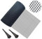 40cm x 20m Black Chicken Mesh Fencing Roll,Plastic Mesh Fencing Poultry Breeding Netting Garden Balcony Protection Net,Chicken Wire Mesh Roll with 100 PCS Cable Ties for Garden and Balcony