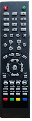 iOOiQQ Mando a Distancia de Repuesto para Modelos de TV TD Systems Modelo de TV K40DLS6F 802014-2430DFD00-01 K24DL56F K24DLS6F K32DL56H K32DLS6F K32DLS6H K40DL56F K48DLS6F K55DL556U K55DLS65U