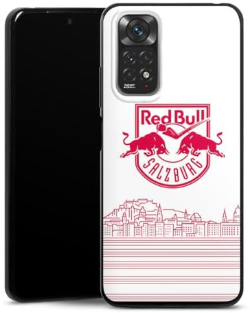 DeinDesign Slim Case extra dünn kompatibel mit Xiaomi Redmi Note 11 Silikon Handyhülle schwarz Hülle Eishockey Skyline EC Red Bull Salzburg