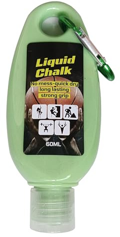 Kmi Chou 2oz(60ml) Liquid Chalk, Mess Free Gym Chalk for Weightlifting, Gymnastics, Rock Climbing, Dancing, and Lifting. Sweat Resistant and Long Lasting for Stronger Hand Grip