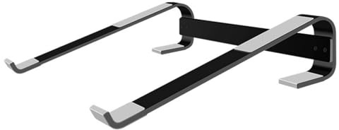 JUYAXIN Solider Aluminium-Notebook-Kühlständer für 25,4-45,7 cm (10-18 Zoll) große Laptops, rutschfeste Unterseite und verbessert die Luftströmung, Design-Halterung, tragbares Notebook für Laptops