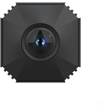 WheatThrive Caméra WiFi intelligente 128 Go, grand angle 180 ° 720 mAh Mini caméra WiFi avec vision nocturne surveillance mobile pour la sécurité à domicile