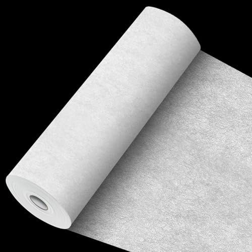 Tear Away Stabilizer Embroidery, 12 Inch x 10 Yard Roll - Prevents Puckering, Ideal for Intricate & High-Density Patterns on Various Fabrics