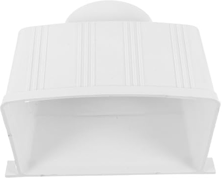 DOITOOL Raccoglitore Acqua Piovana Quadrato in PVC per Grondaia Deviatore Scarico Robusto e Facile da Installare Accessorio per Villa e Capanno Resistente alle Intemperie ed Esteticamente