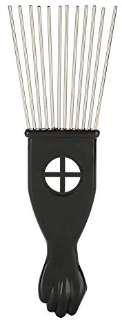 Pongnas Herramienta de Peluquería, Peine con Tenedor, Teñido del Cabello, Alisado, Rizador, Aceite para Hombres, Peine para Peinar el Cabello para Diversas (M1707-2 peine con pasador de acero K2)