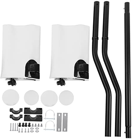 Stabilizzatore per Kayak Gonfiabile, Supporto Equilibrante in PVC, 75,5×124×91cm, Blu - Massima Stabilità, Installazione Rapida, Ideale per Principianti e Pescatori (Bianca)