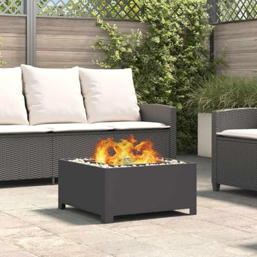 Generico Focolare Nero 60 x 60 x 30 cm Acciaio,Caminetti,858962
