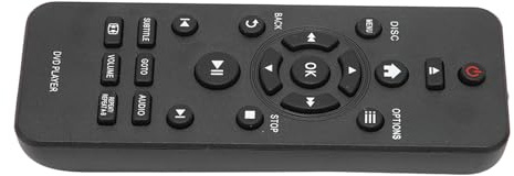 Generic Telecomando Sostitutivo Universale per Lettori DVD, Telecomando in ABS Durevole e Facile da Usare per RC-5721/DVP3670K, Ideale in Caso di Smarrimento o Danneggiamento del, Adatto a Tutte