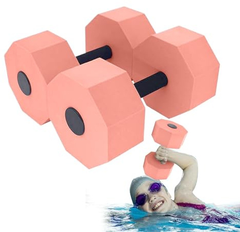 Byuexhp Manubri Acquatici,Bilanciere Galleggiante Da Allenamento - 1 Coppia Di Manubri Per Piscina Per Acquagym,Per uomini donne adulti palestra al chiuso e casa acqua e nuoto fitness yoga pilates