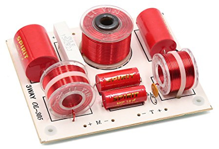 uxcell 250W Crossover Filters Frequency Divider for 3-Way Speaker Audio System