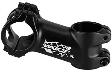 Wake MTB Stem 31.8 17 Degree 70mm Bike Stem Mountain Bike Stem Short Handlebar Stem for Most Bicycle, Road Bike, MTB, BMX, Cycling (Light-weight, Black)