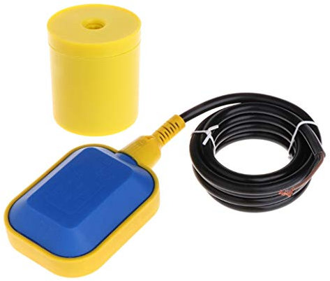 Shiwaki Interrupteur à Flotteur Contrôle Automatique de Niveau d'eau avec Câble pour Pompes (6-10M) - 10m