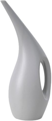 Angoily Gießkanne Kunststoff Volumen 2.5 Liter Gartengießkanne Bewässerung Blumengießkanne mit langem Auslauf für Innen- und Außenbereich (Licht Grau)