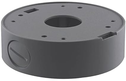 Small Base CCTV Camera Housing Extension Ring Junction Box (Grey) for Fixed Lens Dome Camera - Sentry CCTV