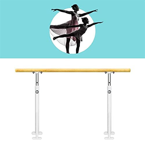 Verstellbare Dehnstange, einpolige Gymnastikausrüstung aus Holz für Zuhause, Balkon, Schule, Tanzstudio, Ballettstange