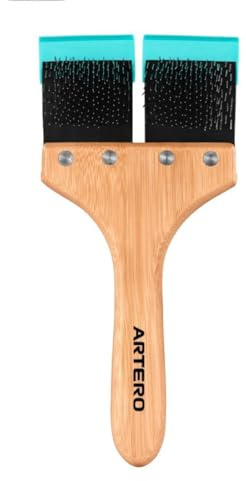 ARTERO NALA - Carde articulée double pour chien et chat